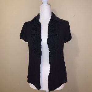 Escada ruffle top